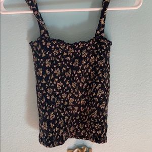 Floral print tank top